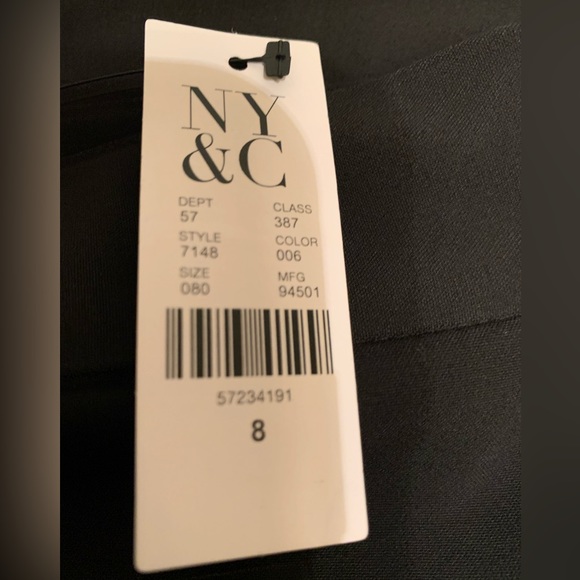 New York & Company Black BUTTON-FRONT PENCIL SKIRT - ESSENTIAL STRETCH M… - Picture 5 of 9